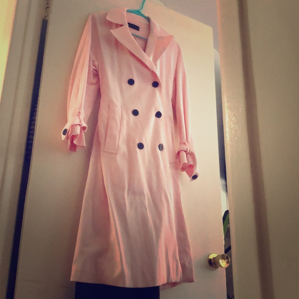 Zara Woman Pink Spring Trench!